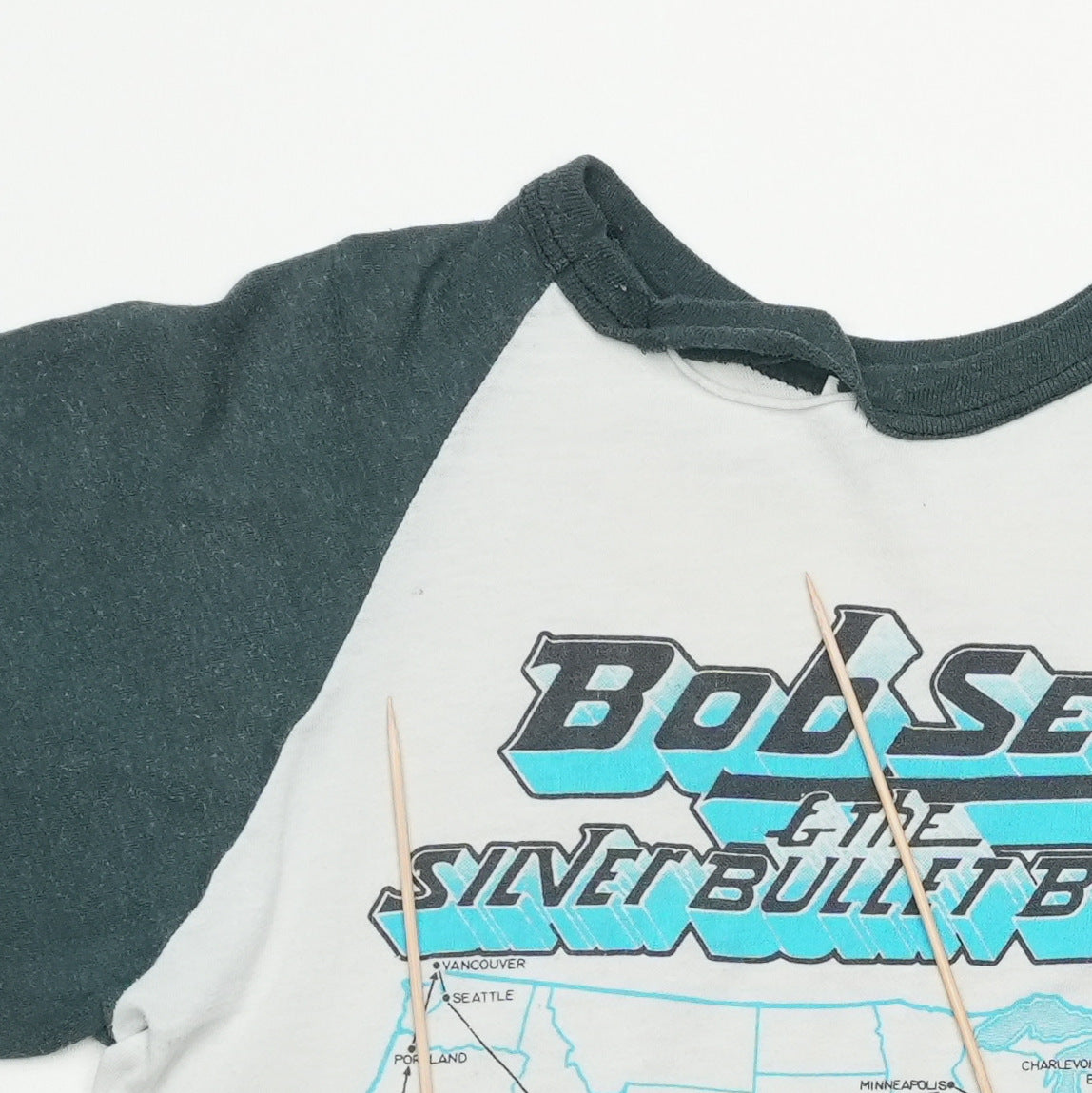1980 Bob Seger & The Silver Bullet Band Jersey Tour Shirt Detail 4