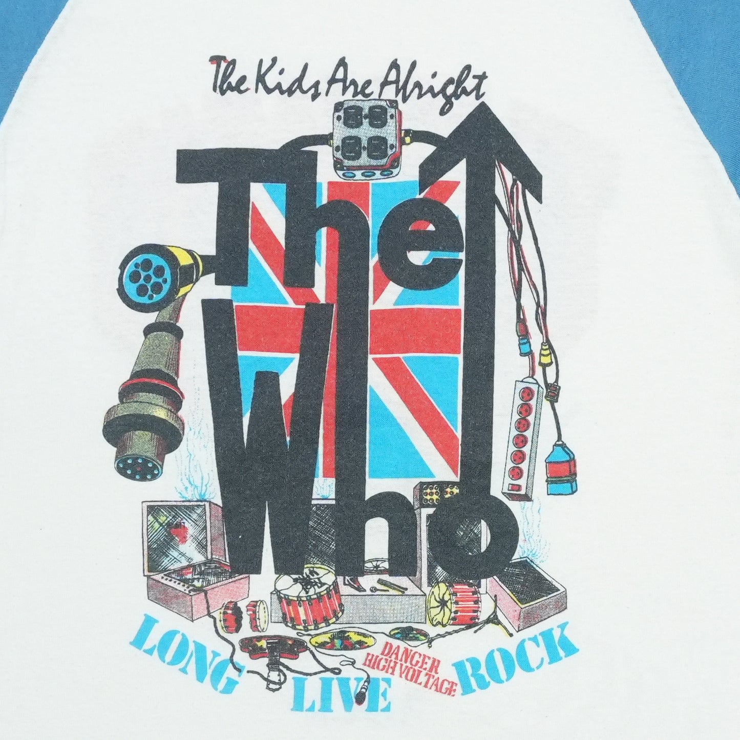 1982 The Who Rock Jersey Shirt Detail 3