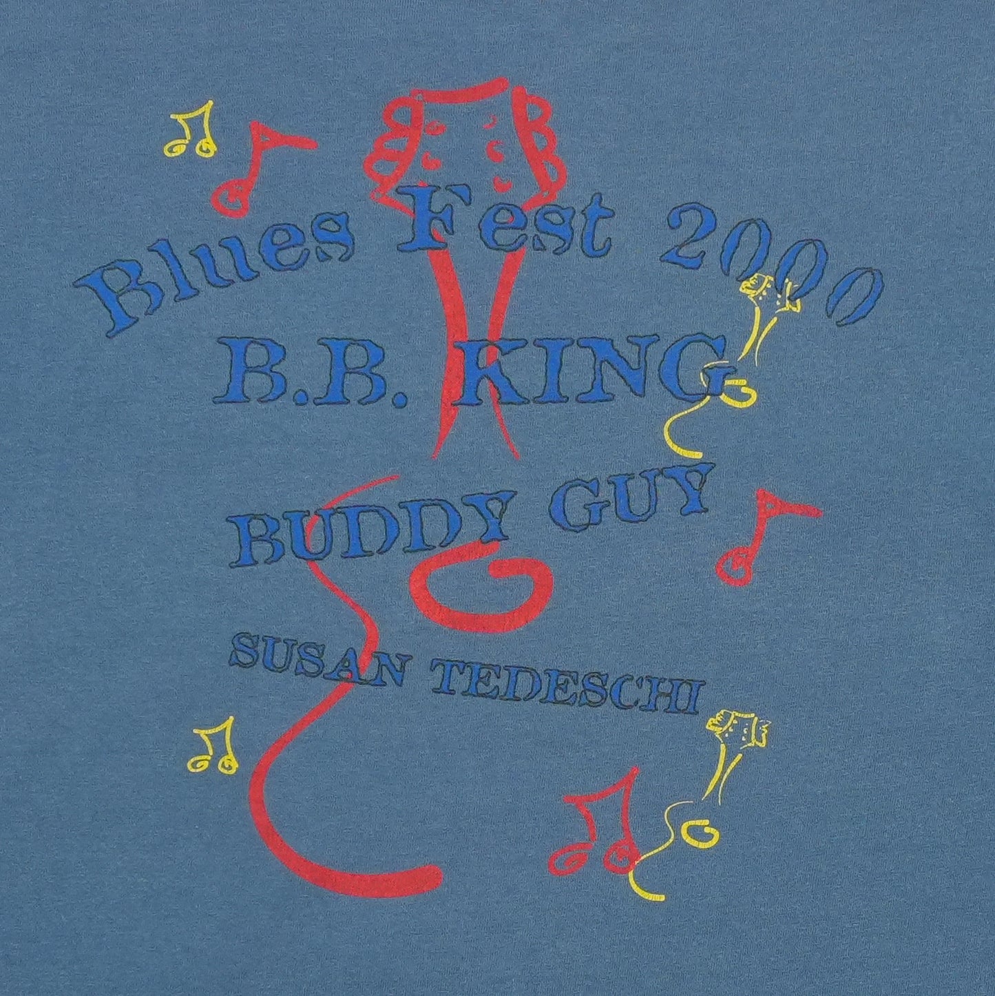 2000 B.B. King Blues Fest Shirt Detail 4