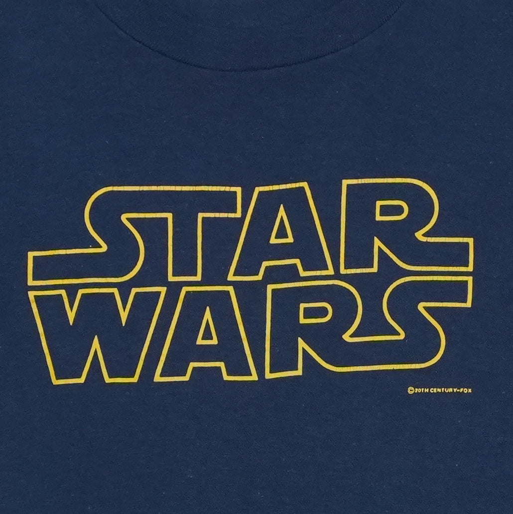 1970s Star Wars Logo Shirt Detail 2