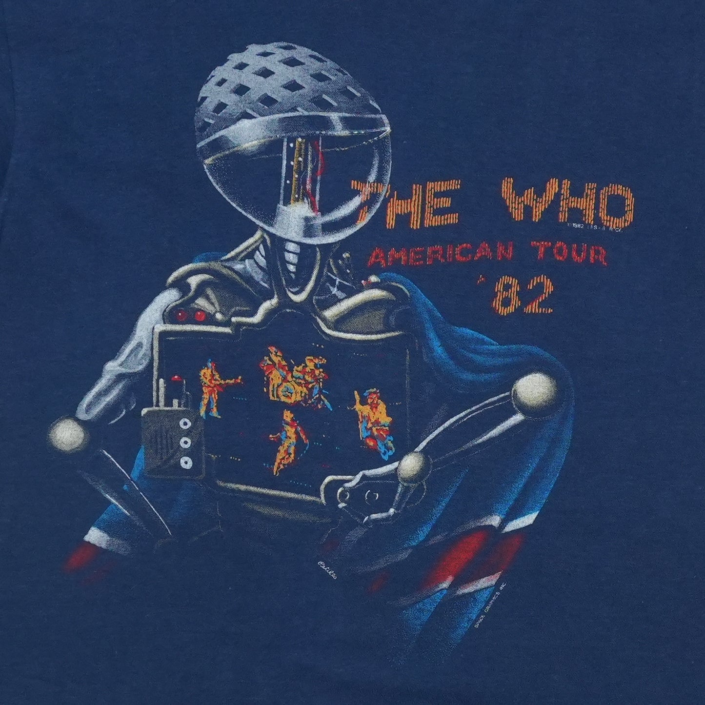 1982 The Who American Tour Shirt Detail 1