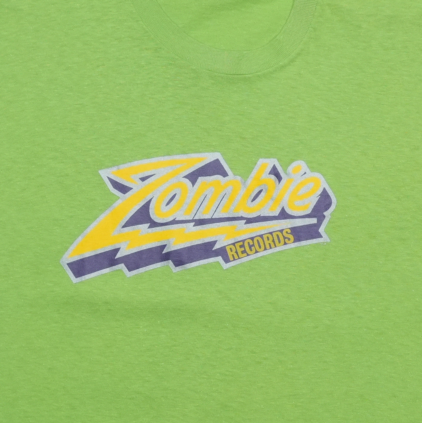 1970s Zombie Records Shirt Detail 2