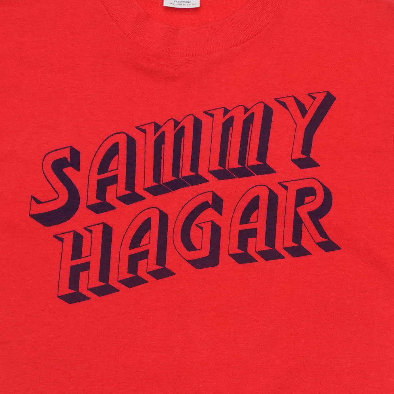 1976 Sammy Hagar Capitol Records Promo Shirt Detail 2