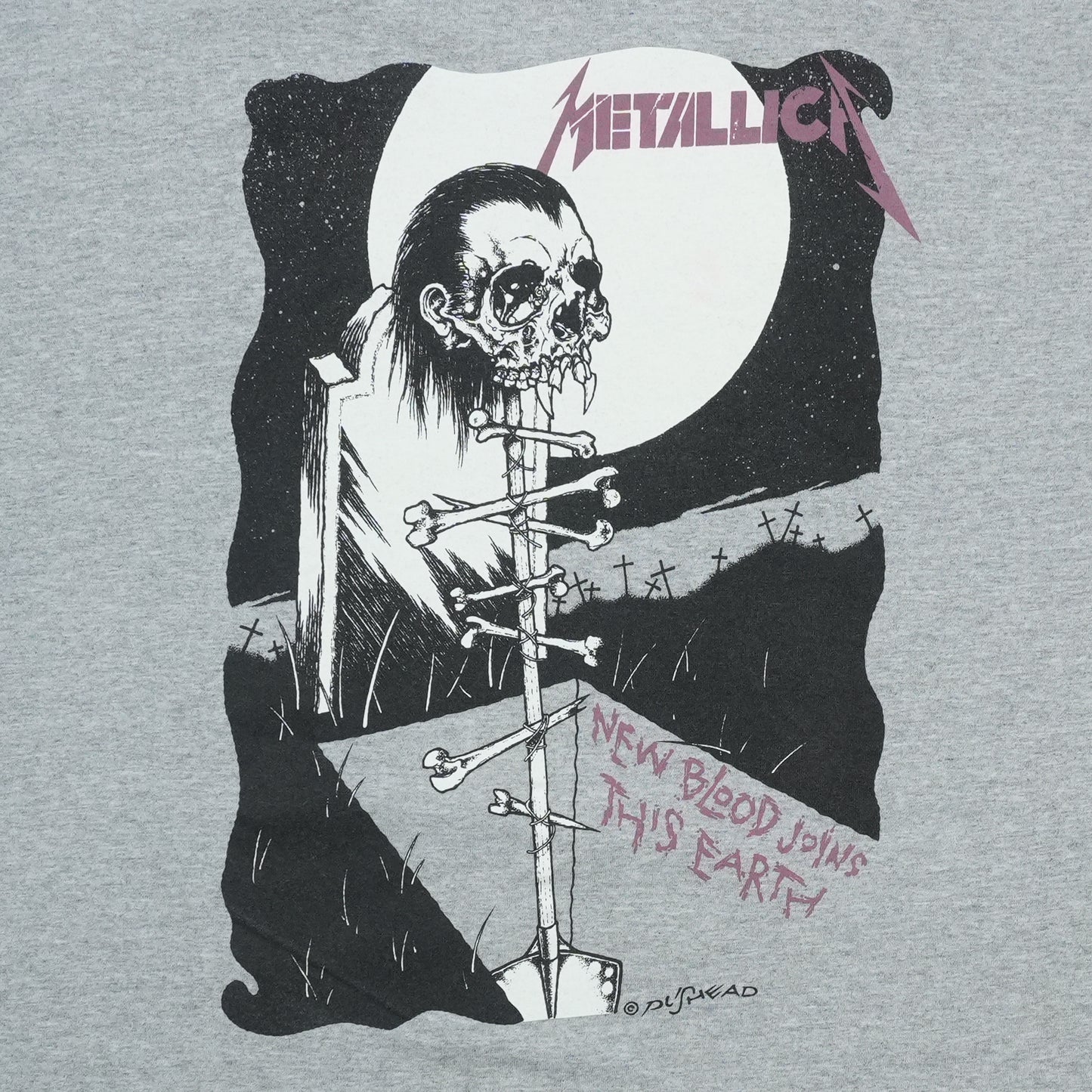 1990s Metallica Unforgiven Pushead Shirt Detail 3