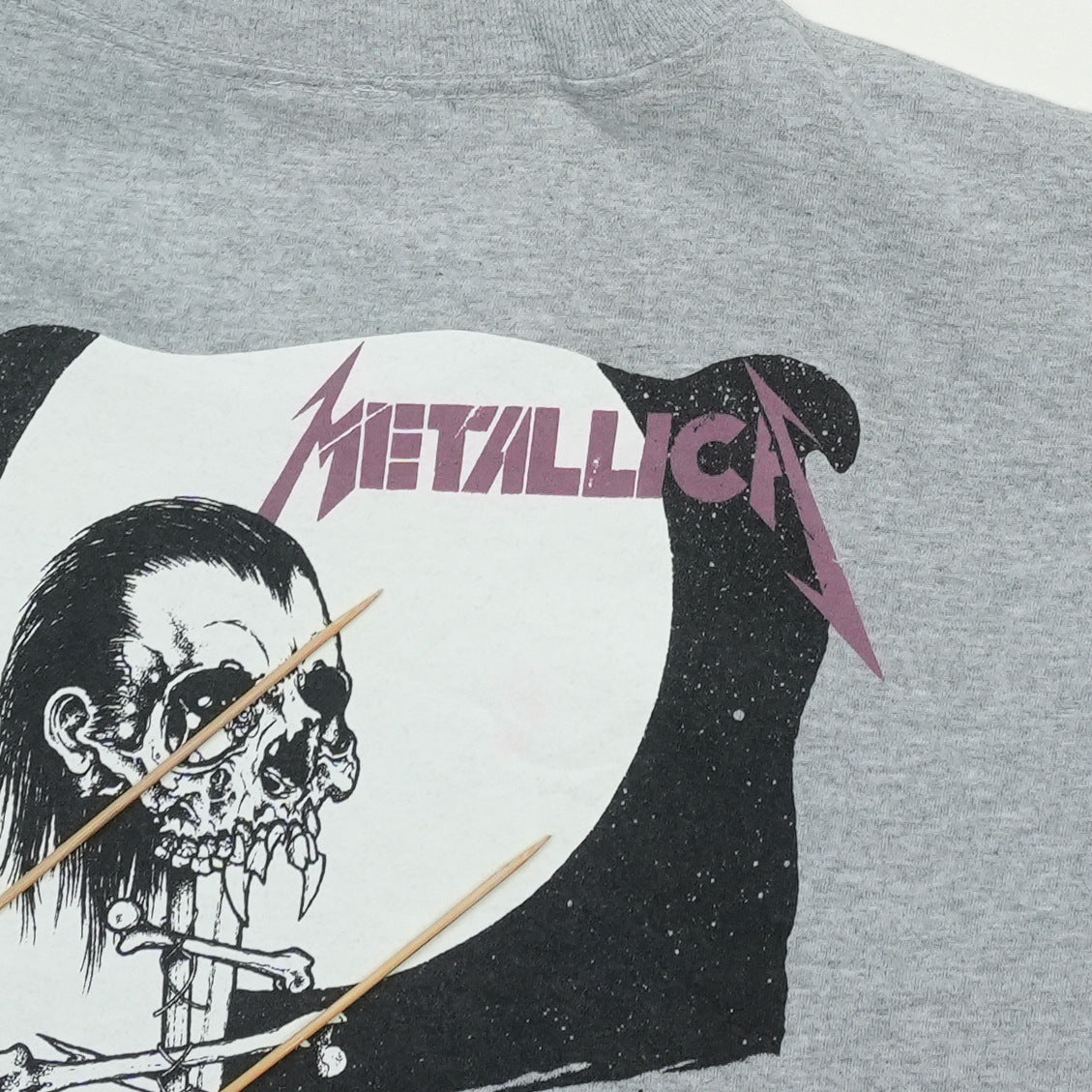 1990s Metallica Unforgiven Pushead Shirt Detail 4