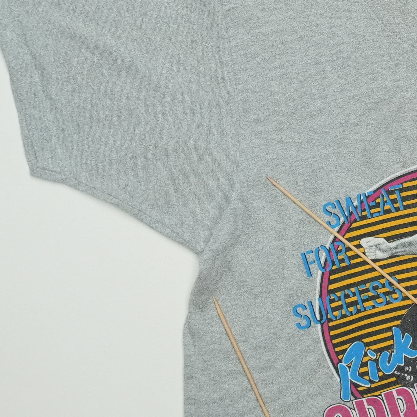 1980s Rick Springfield Sweat For Success Tour Shirt Detail 6