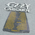 1989 Ozzy Osbourne Tour Shirt Detail 4