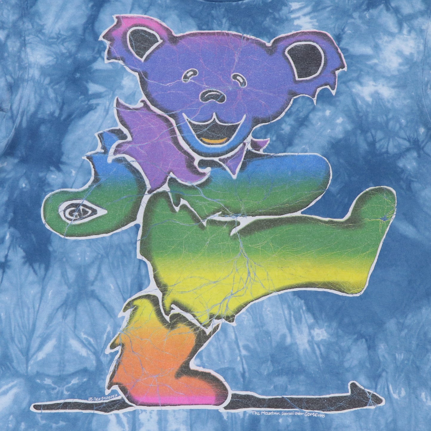 1995 Grateful Dead Dancing Bear Tie Dye Shirt