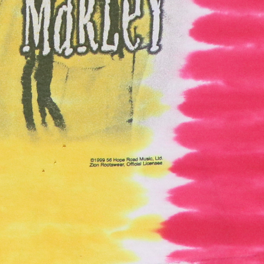 1999 Bob Marley Zion Rootswear Tie Dye Shirt