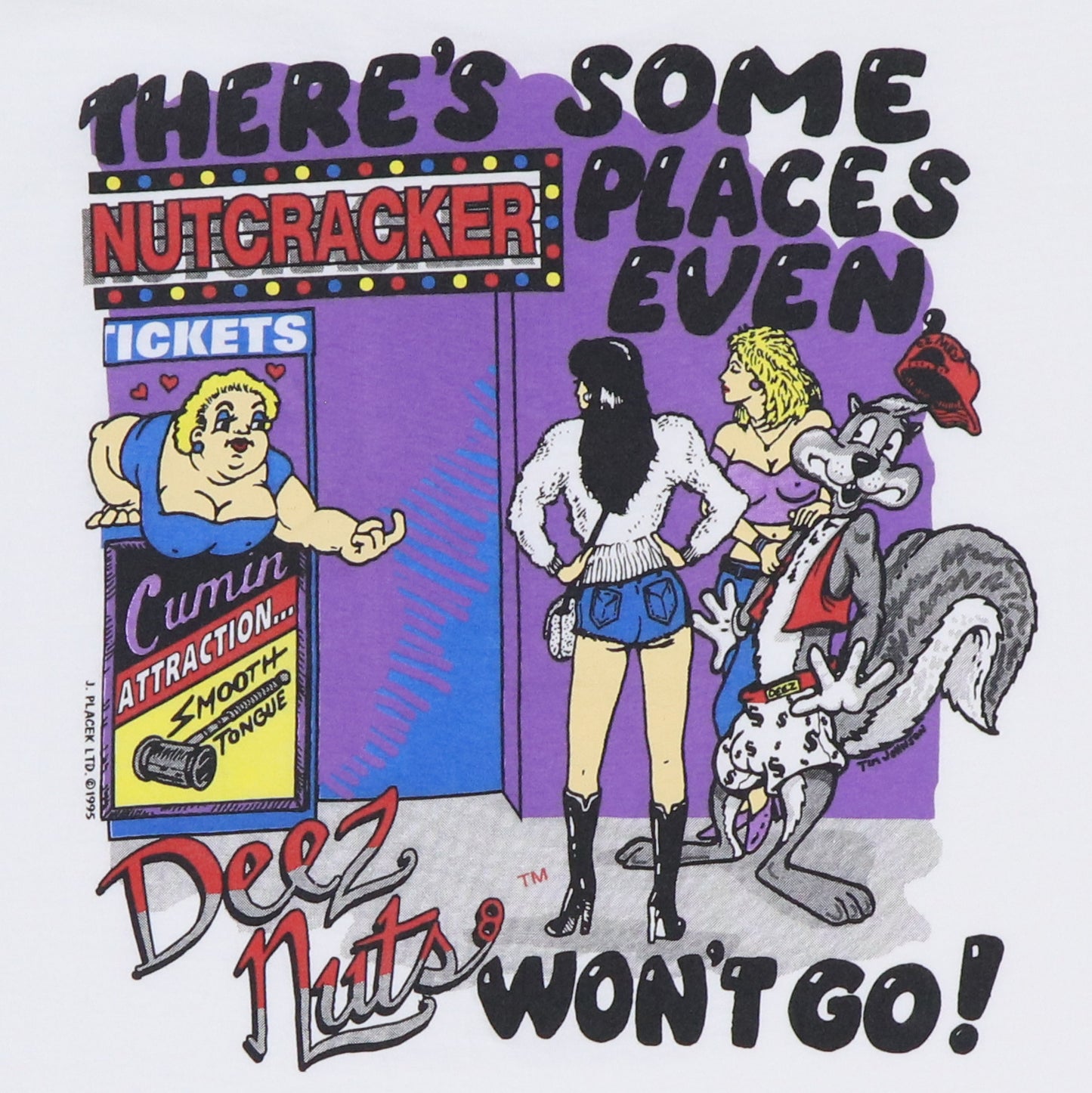 1995 Deez Nuts Cumin Attractions Shirt