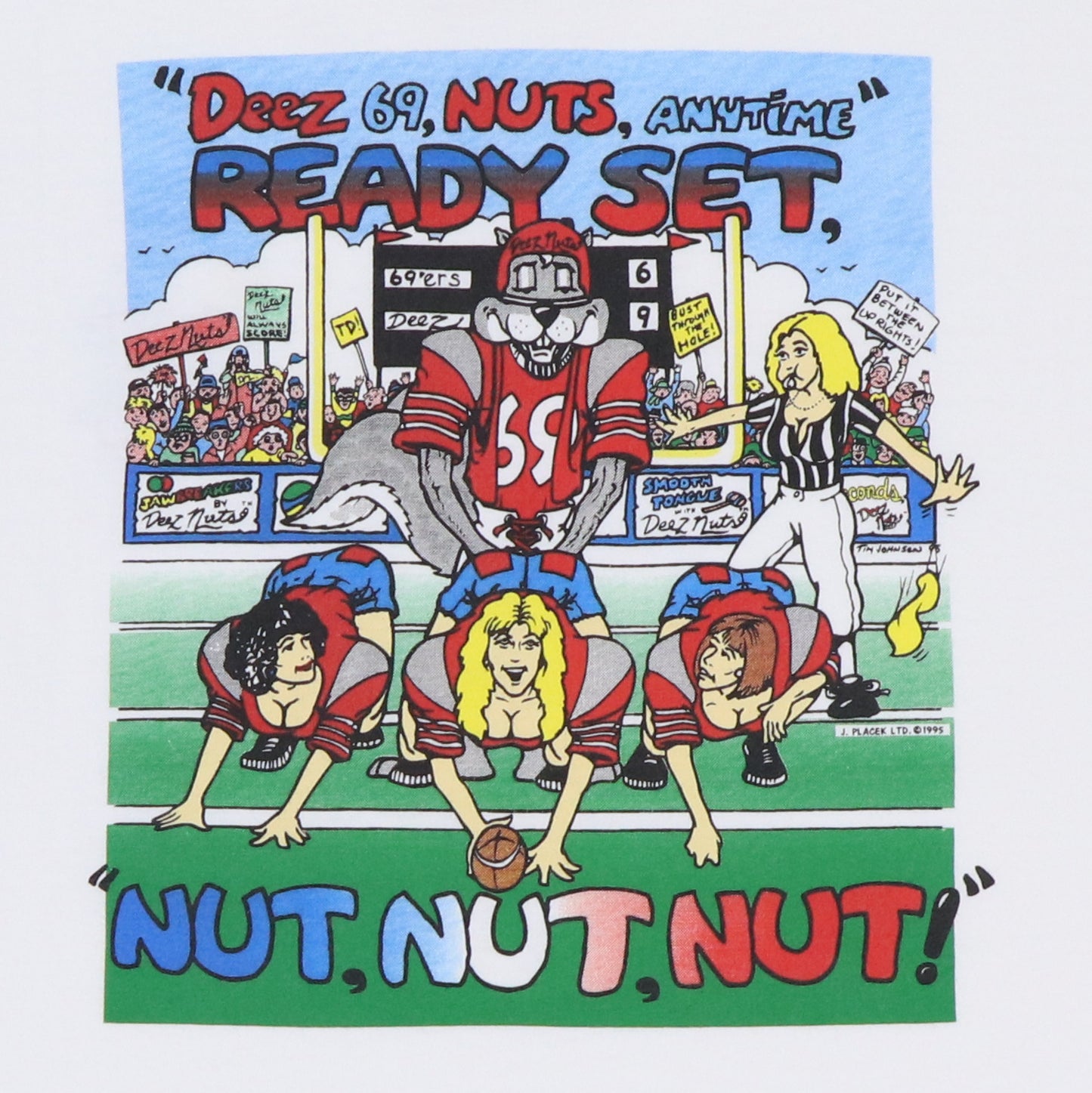 1995 Deez Nuts Illegal Use Of Hands Shirt