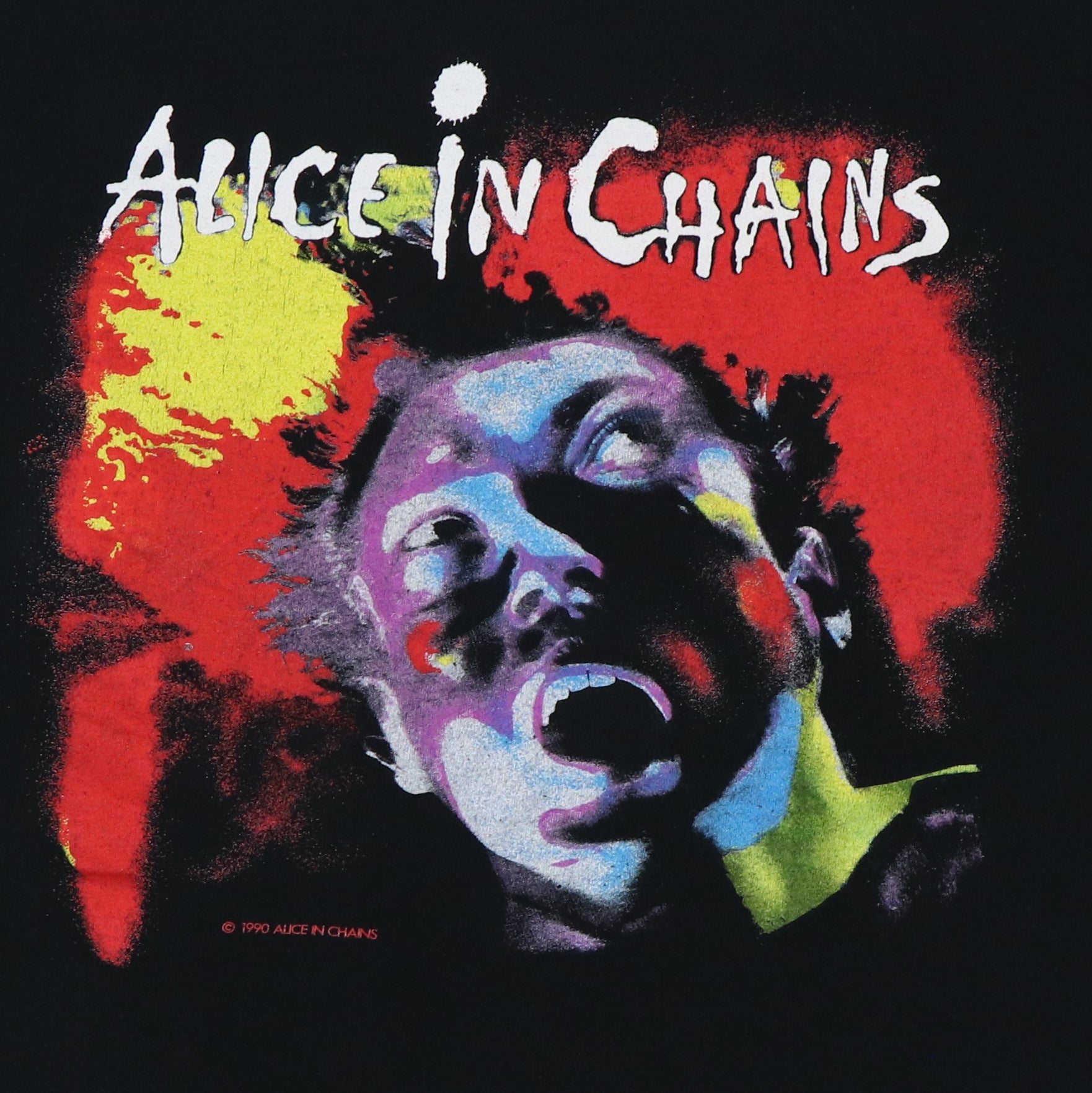 Original vintage 1990 Alice In Chains Facelift Tour Shirt
