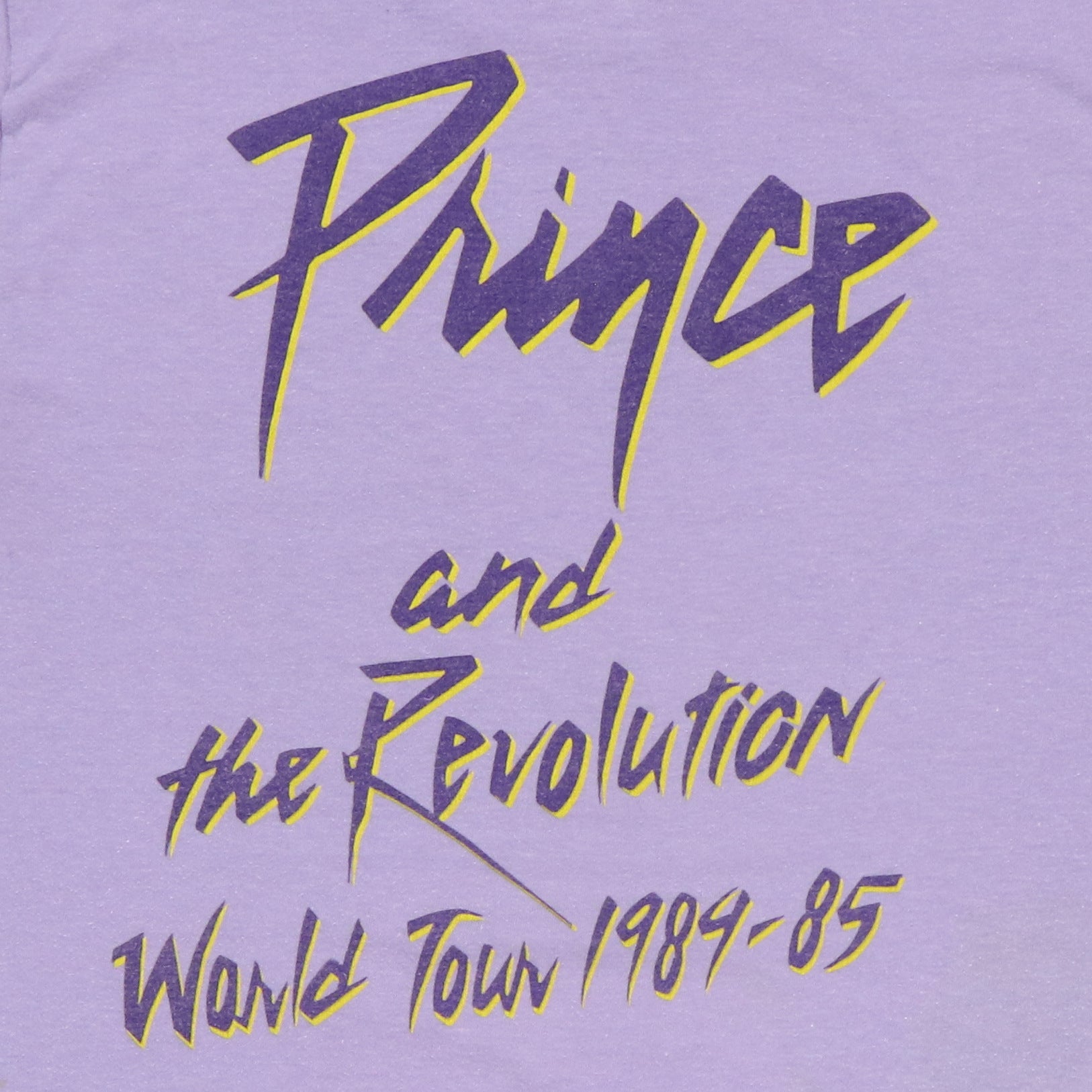 1984 Prince And The Revolution World Tour Shirt | Authentic