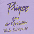 1984 Prince And The Revolution World Tour Shirt