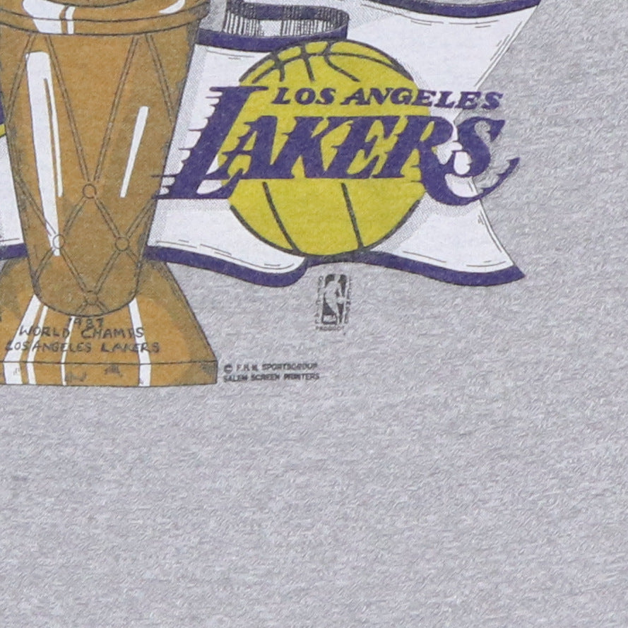 1987 Los Angeles Lakers World Champs Shirt