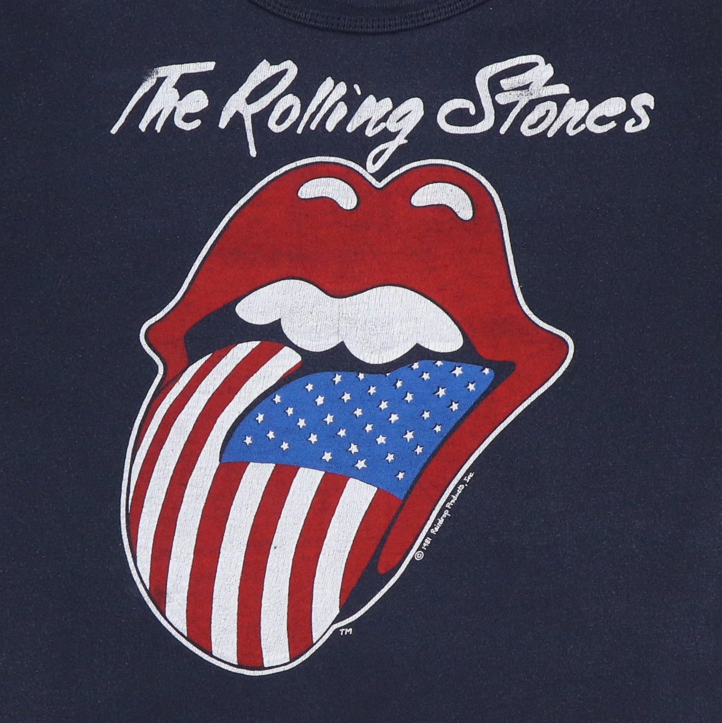 1981 Rolling Stones North American Tour Shirt