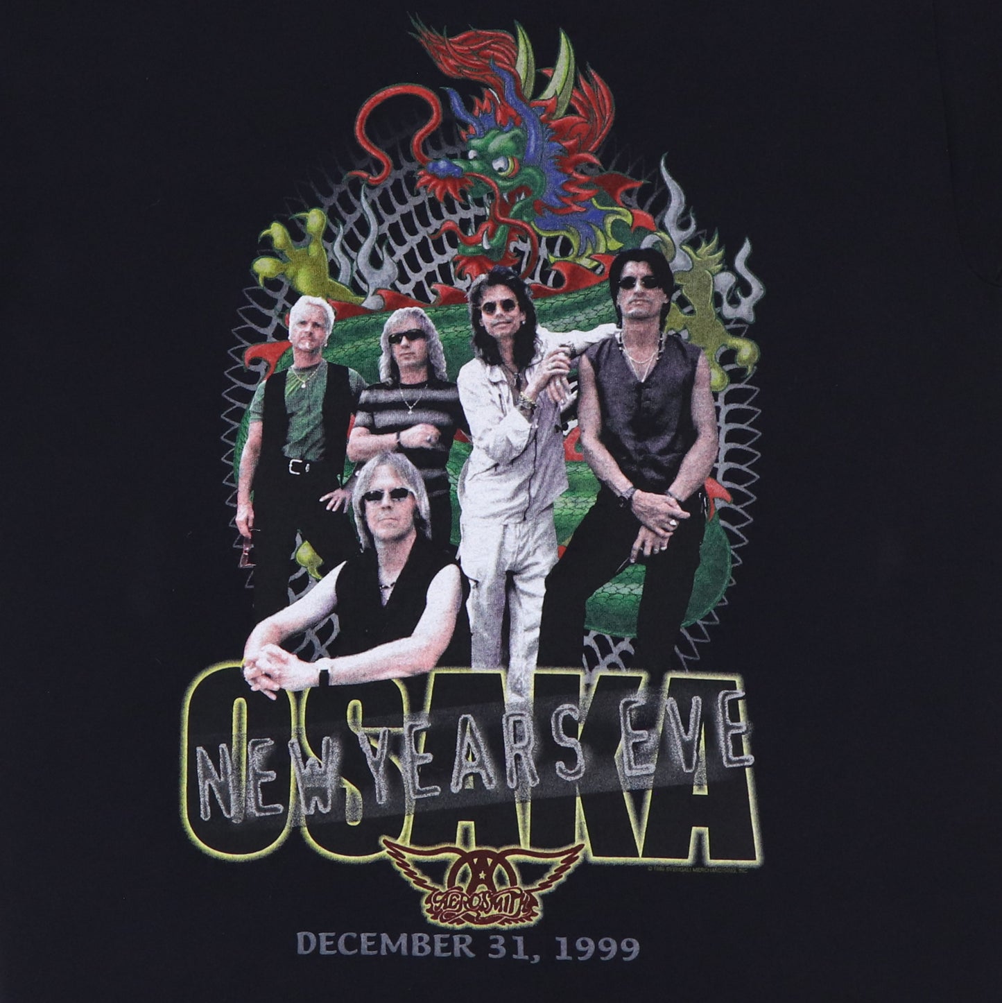 1999 Aerosmith New Years Eve Concert Shirt