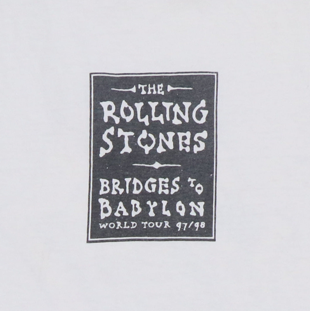 1997 Rolling Stones Bridges To Babylon Tour Shirt