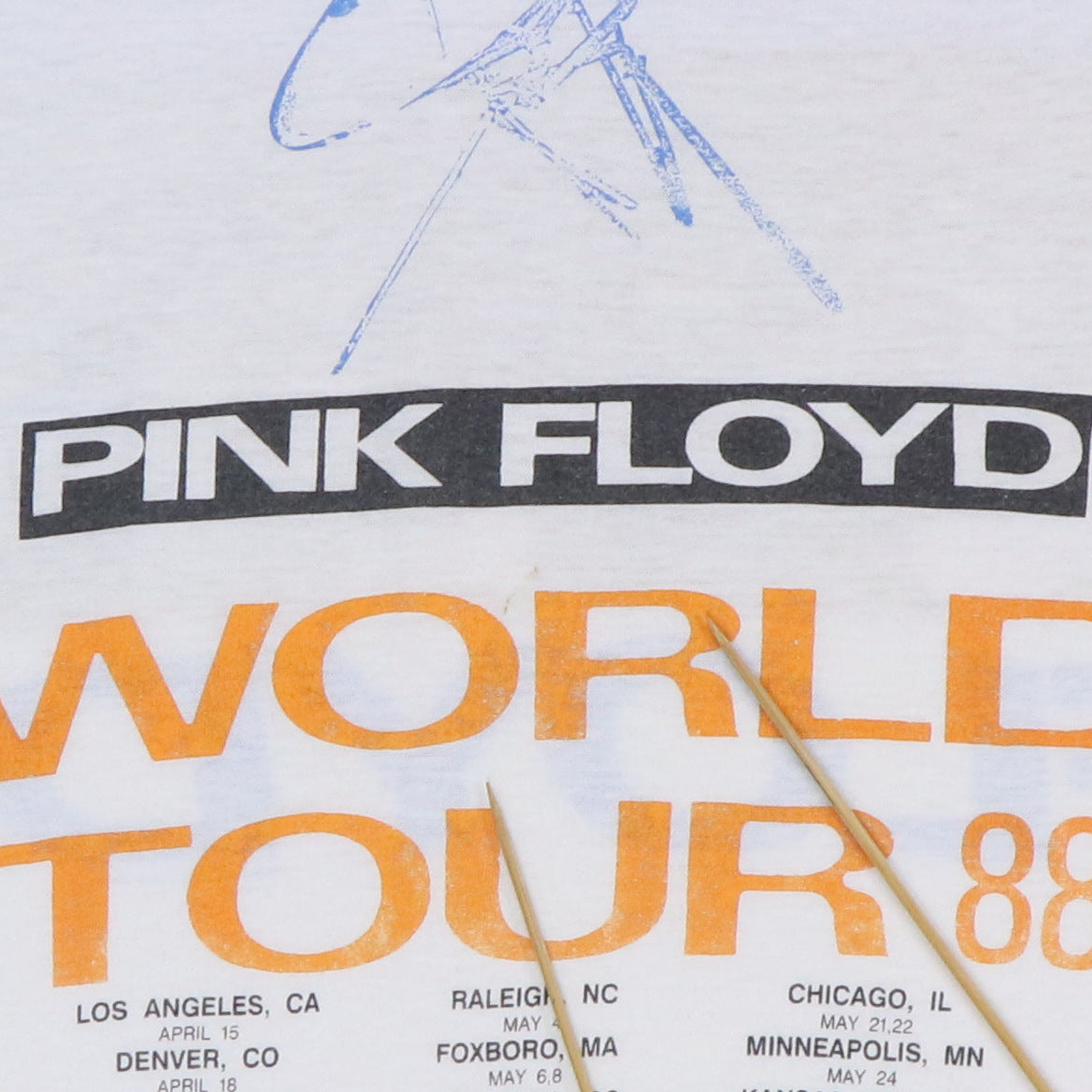 1988 Pink Floyd World Tour Shirt