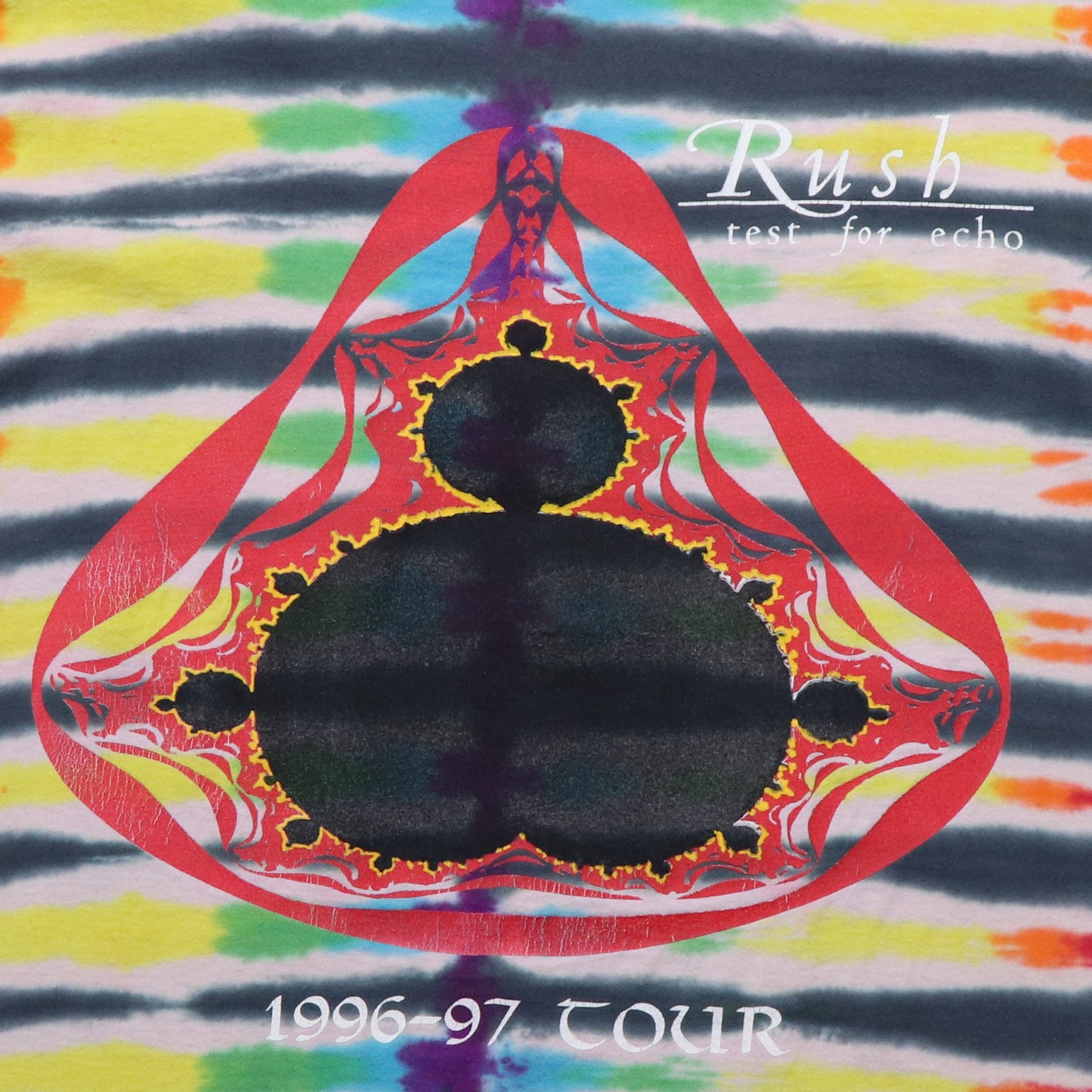 1996 Rush Test For Echo Tie Dye Tour Shirt