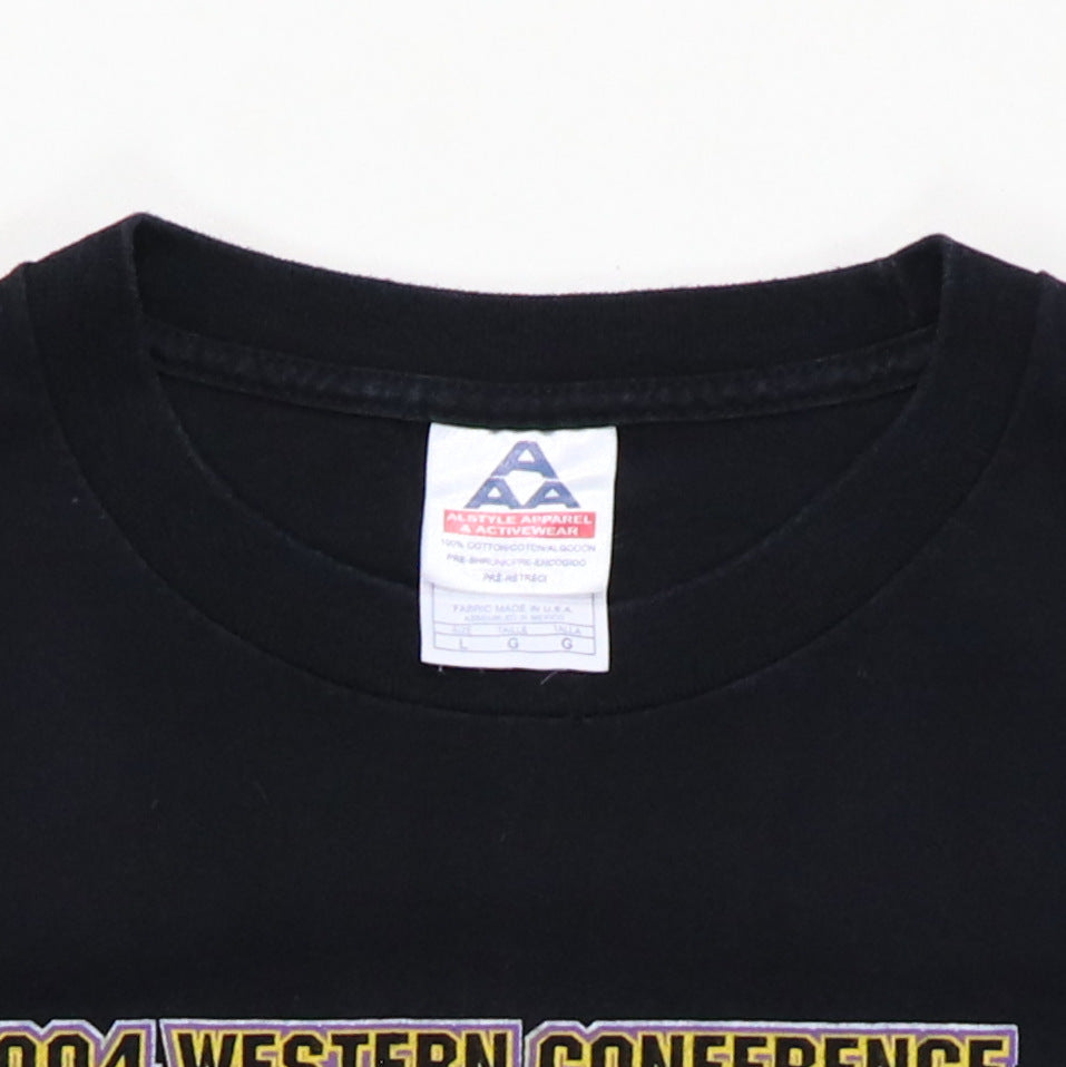 2004 Los Angeles Lakers .4 Seconds Shirt | Authentic Vintage Tee