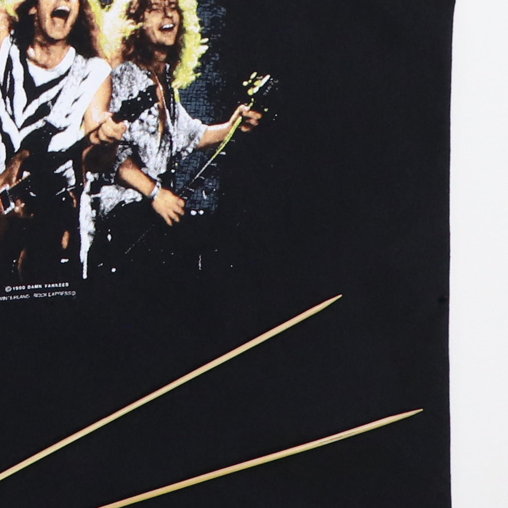 1990 Damn Yankees Yanked World Tour Shirt