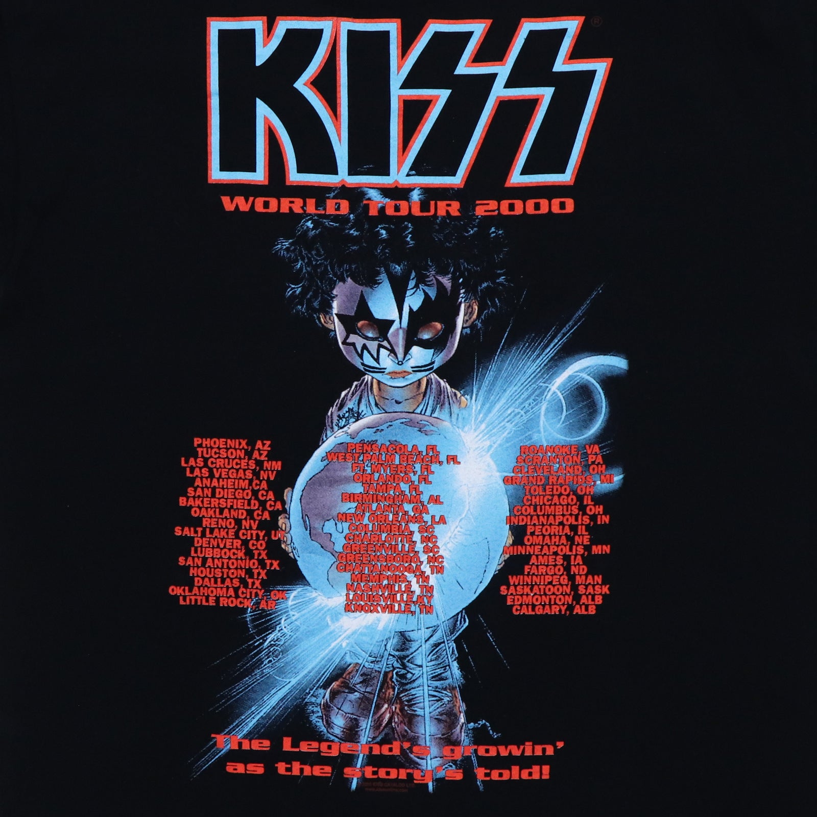 2000 Kiss Farewell Tour Shirt | Authentic Vintage Tee – WyCo Vintage