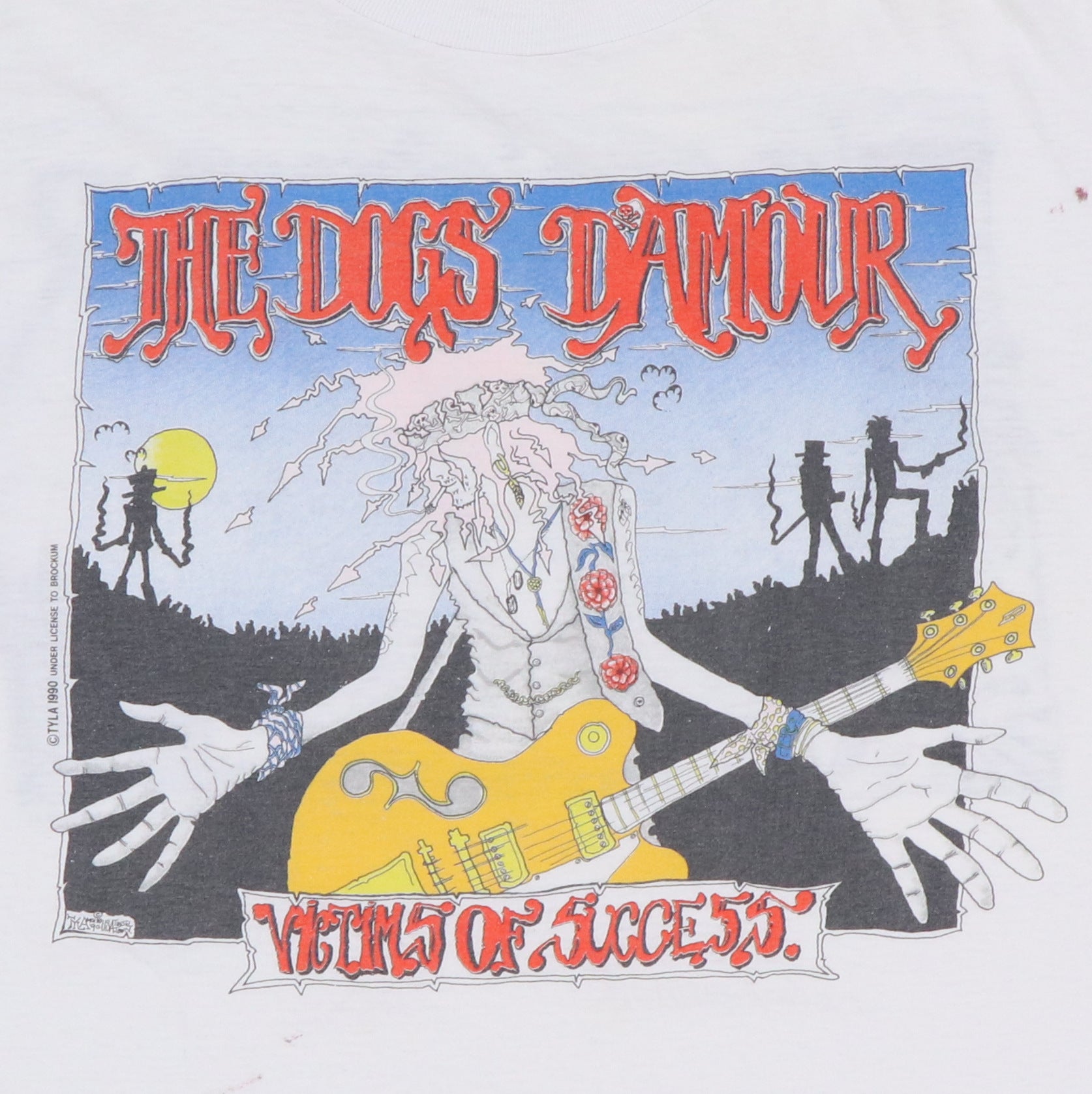 1990 Dogs D'Amour Victims Of Success Tour Shirt | Authentic