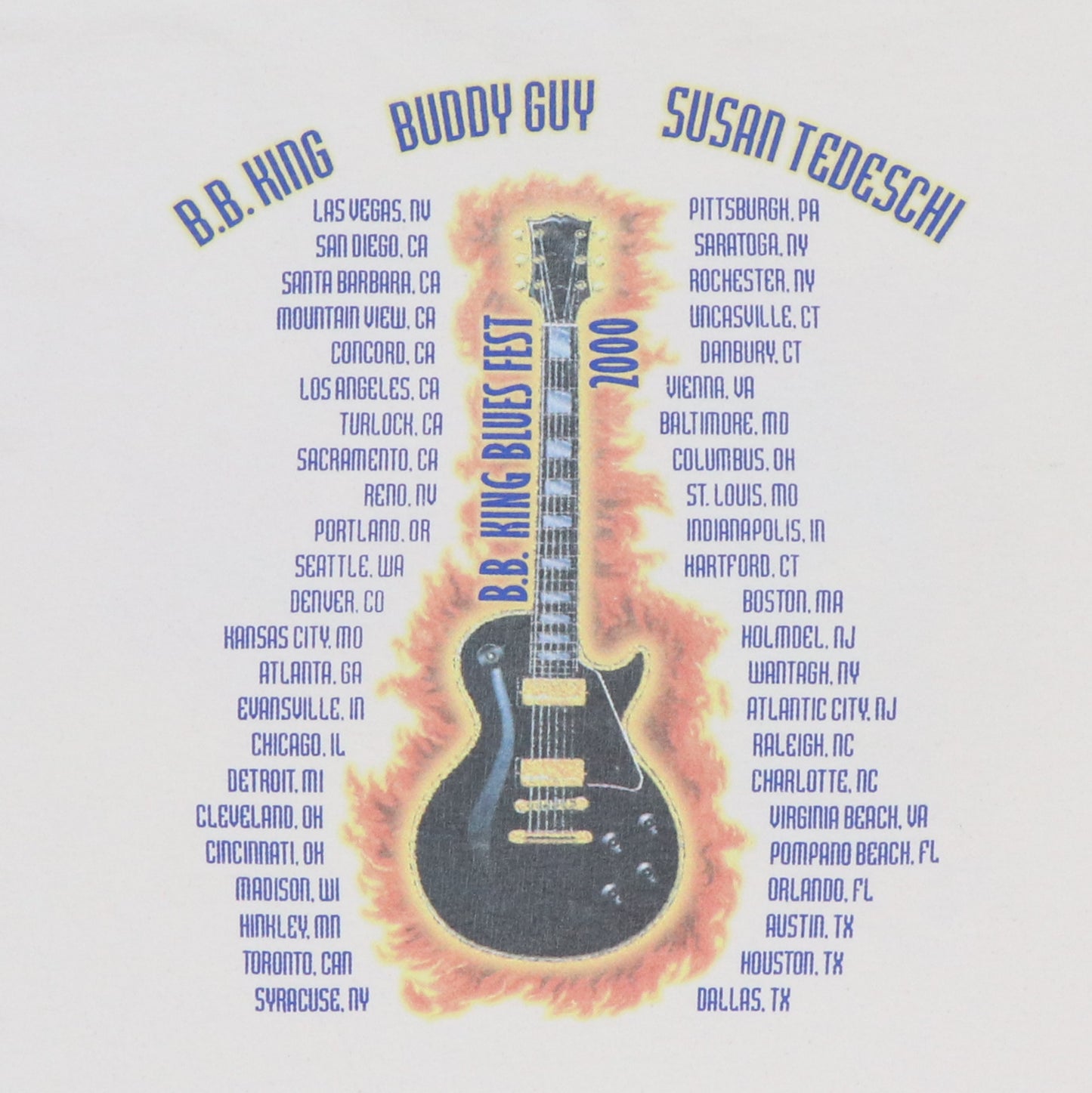 2000 BB King Tour Shirt