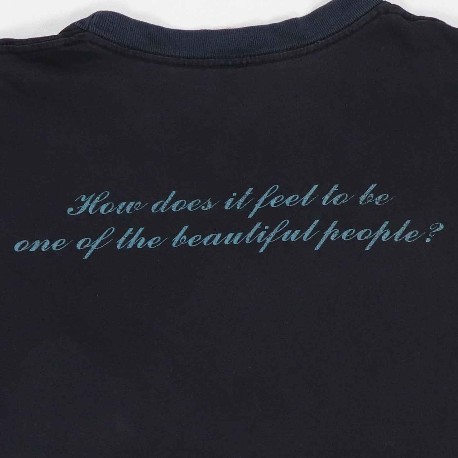T-shirt Rare Marilyn Manson Beautiful People 1997 - Taille XL, Noir, Vintage
