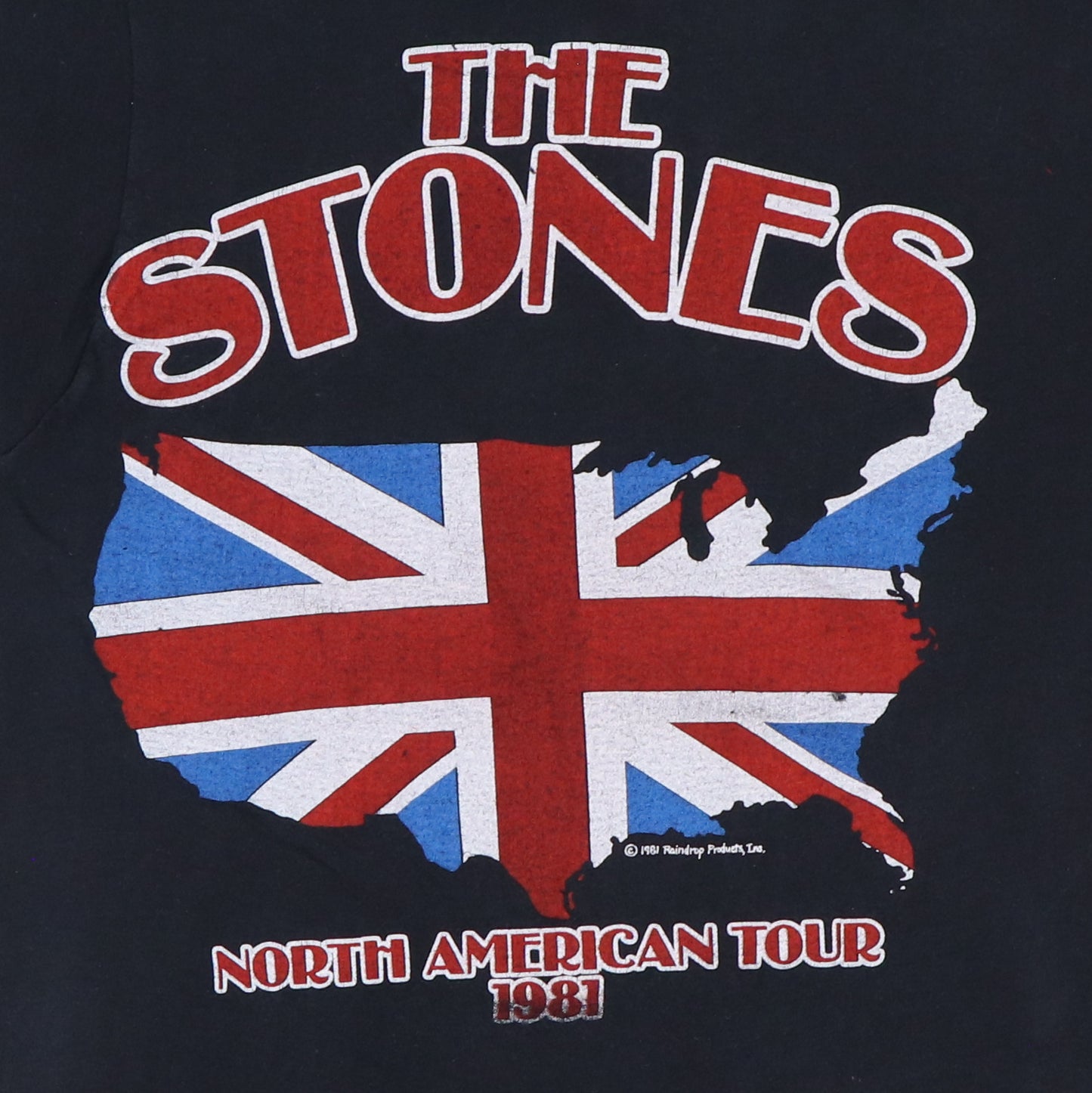 1981 Rolling Stones North American Tour Shirt