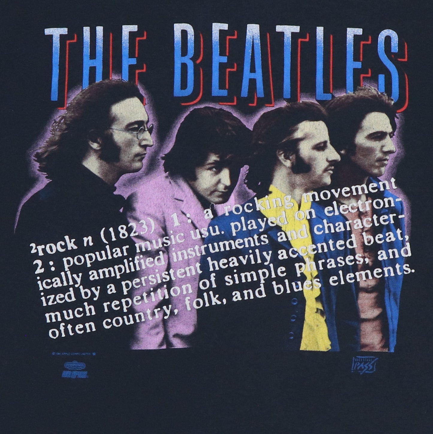 1991 The Beatles Rock Music Shirt