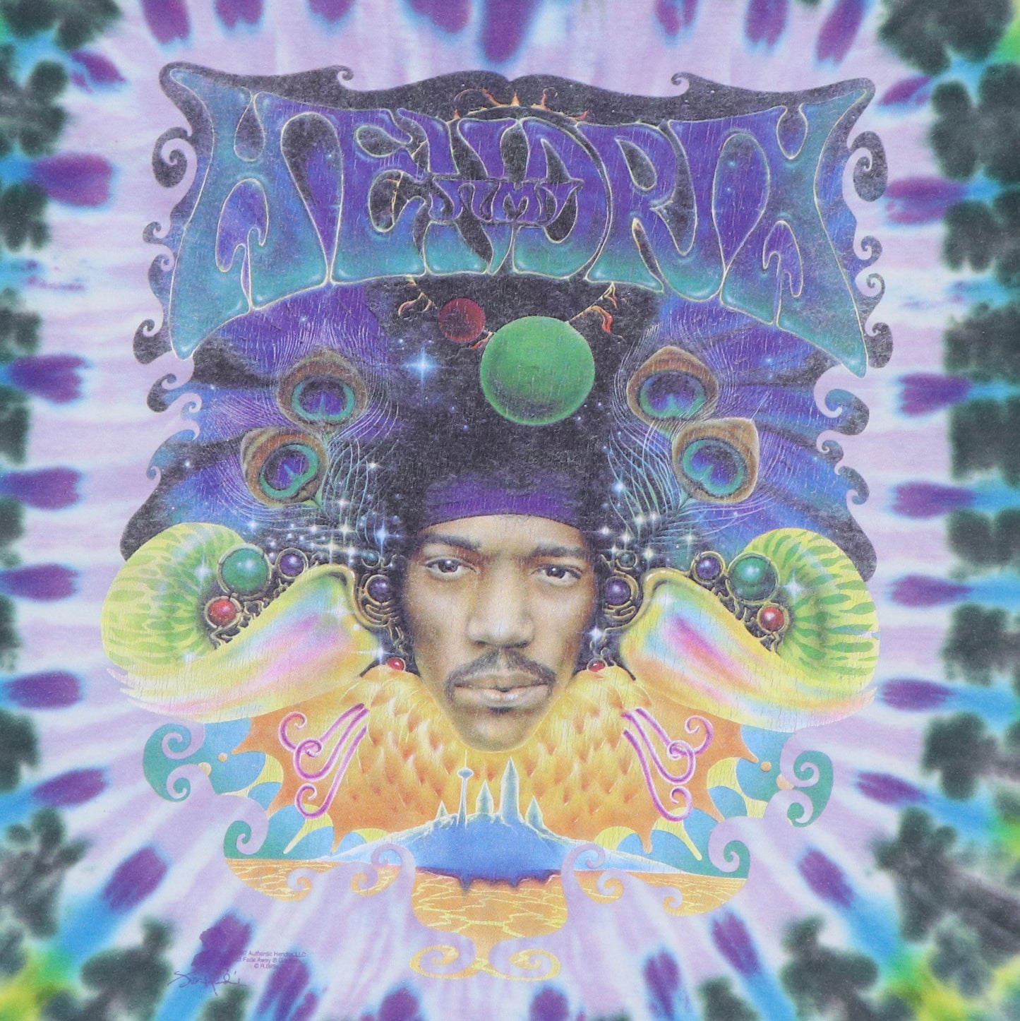 1997 Jimi Hendrix Tie Dye Shirt