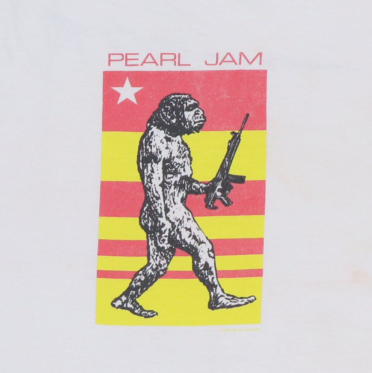 T-shirt Vintage Pearl Jam Années 90 Taille XL - Occasion Très Bon état, Coton, US