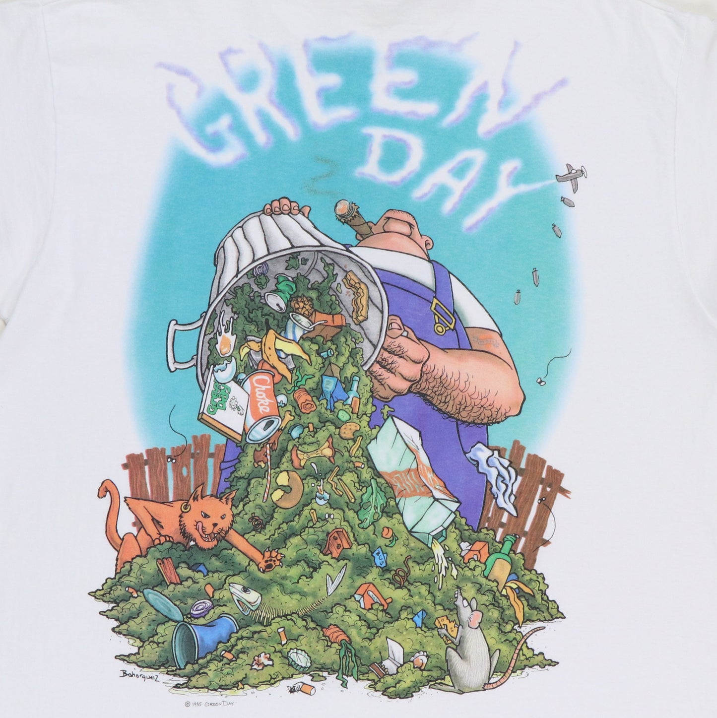 1995 Green Day Liquid Blue Shirt