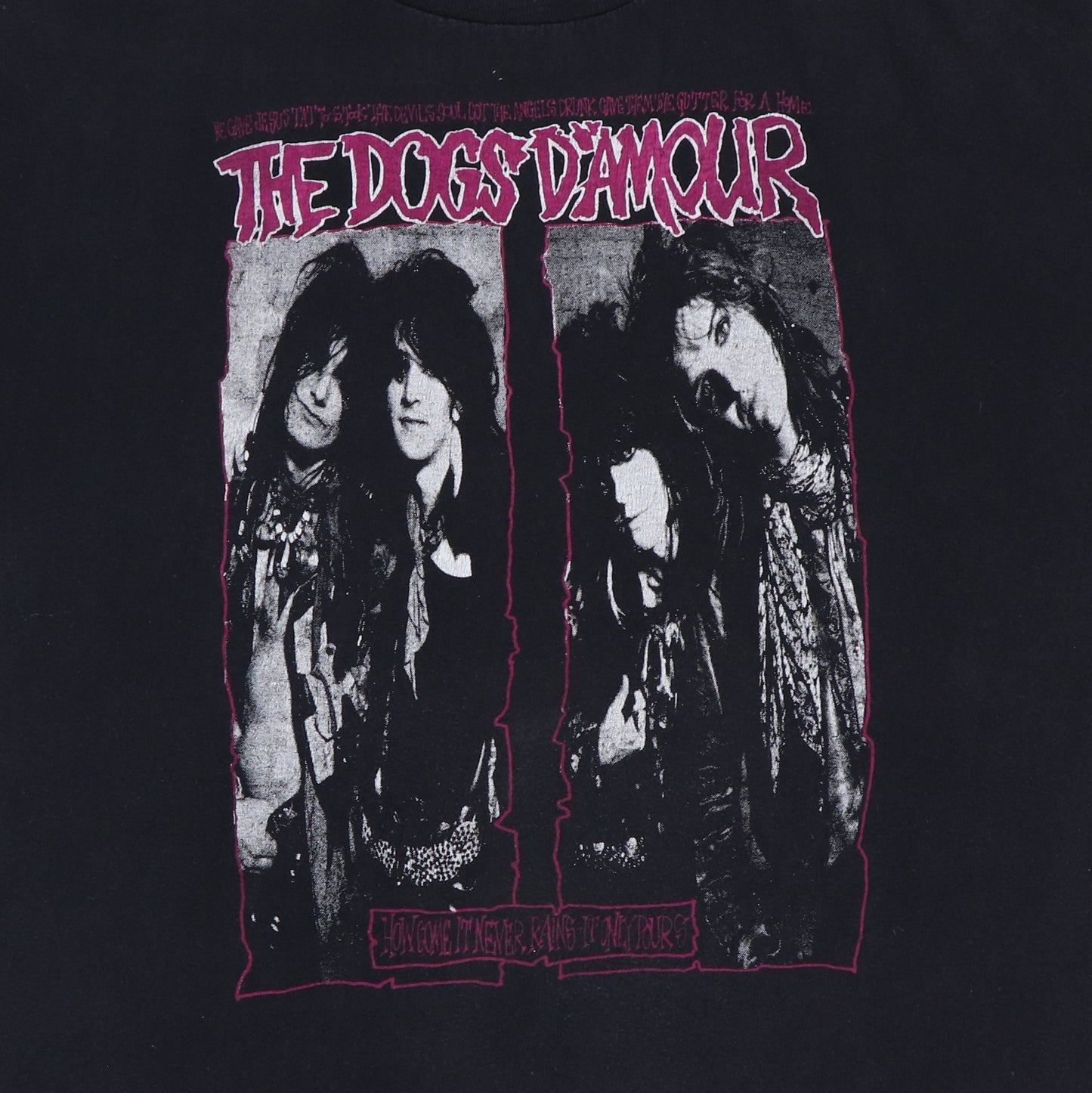 1990 The Dogs D'Amour It Only Pours Shirt