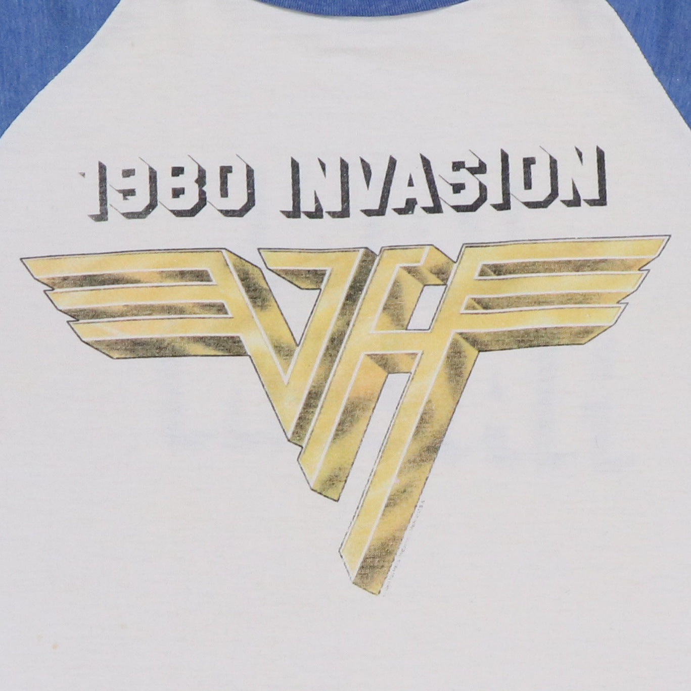 1980 Van Halen Invasion Tour Jersey Shirt