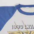 1980 Van Halen Invasion Tour Jersey Shirt