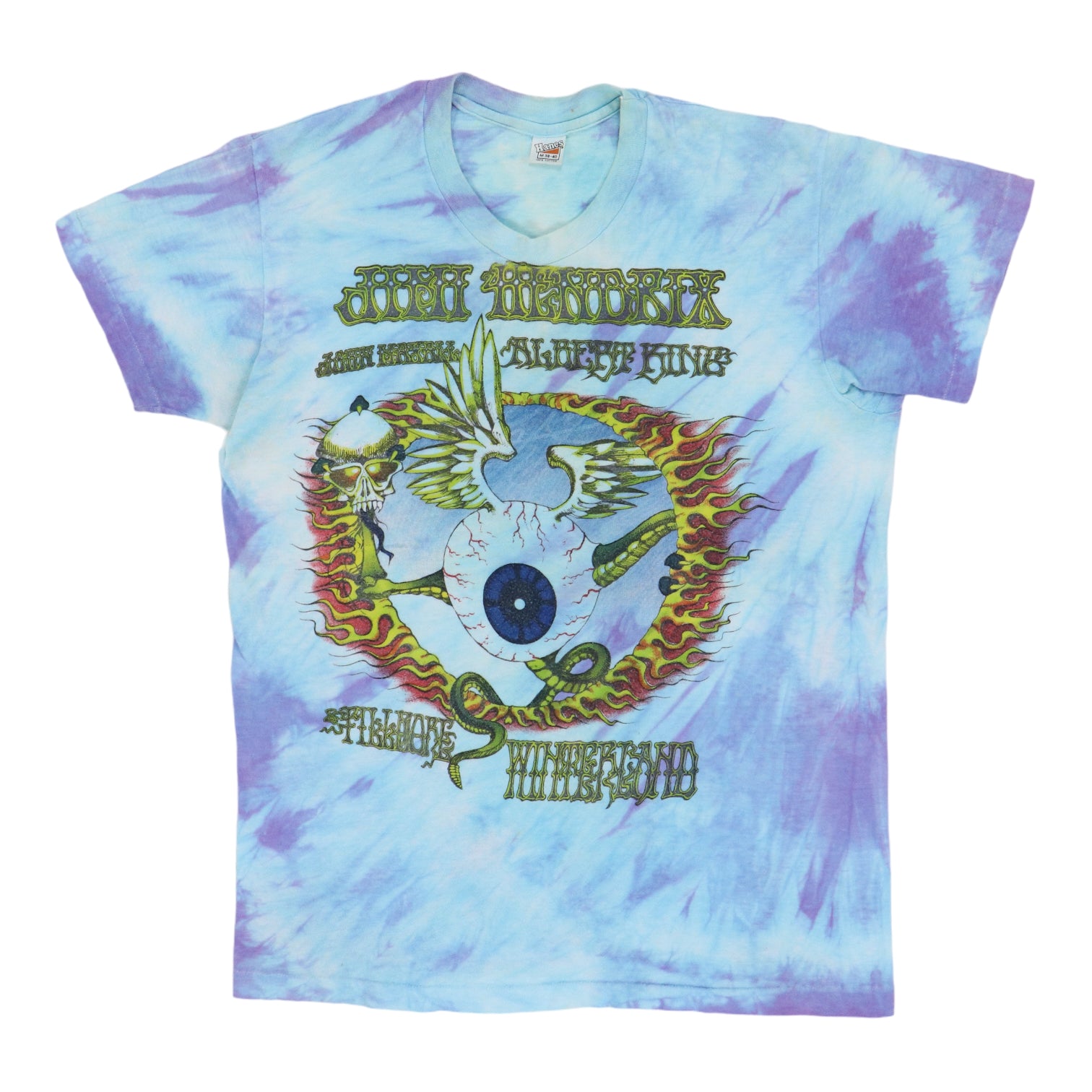 1970s Jimi Hendrix Fillmore Winterland Tie Dye Shirt | Authentic