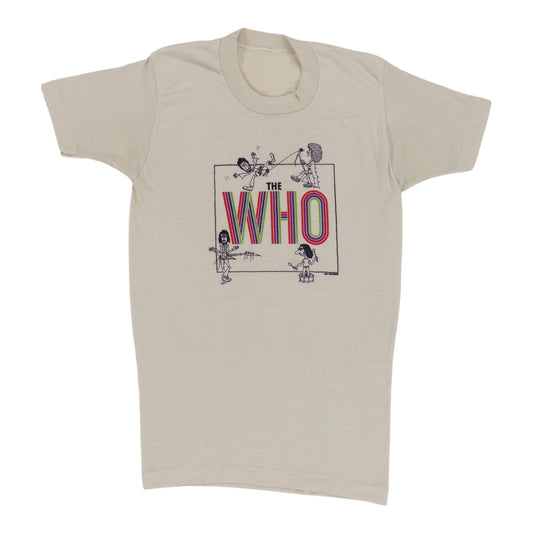 1975 The Who By Numbers MCA Records Promo Shirt
