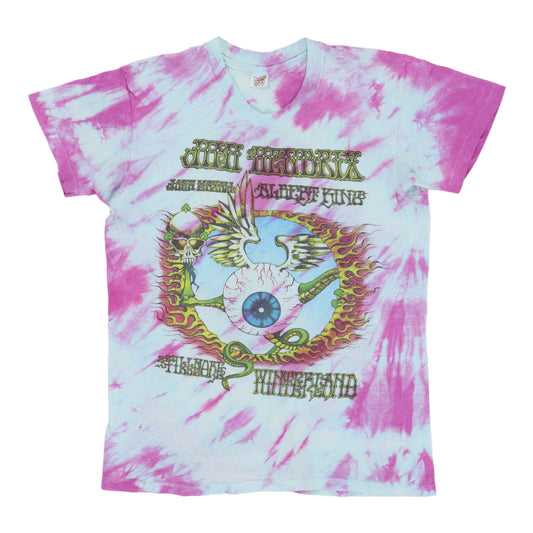 1970s Jimi Hendrix Fillmore Winterland Tie Dye Shirt