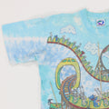 1993 Grateful Dead Amusement Park Liquid Blue Tie Dye Shirt