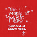 1982 The Magic Of Music NARM Convention Shirt