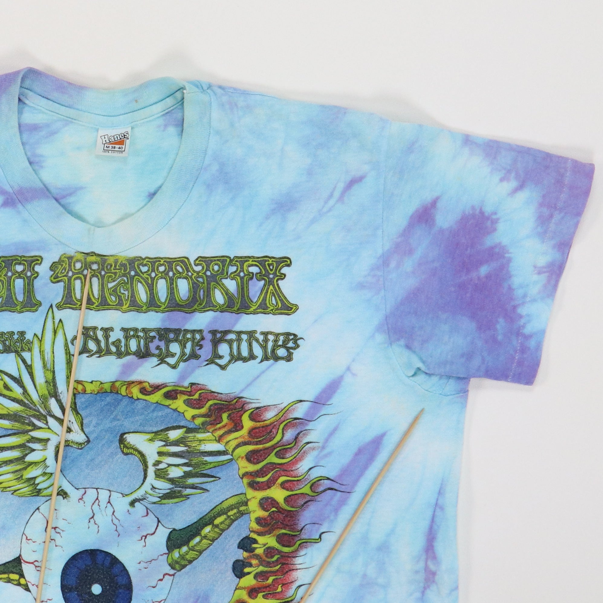 1970s Jimi Hendrix Fillmore Winterland Tie Dye Shirt | Authentic