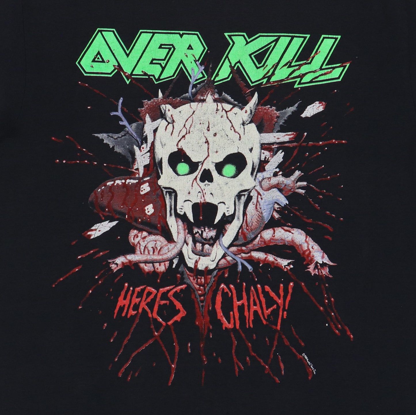 1988 Overkill We Came To Shred Shirt