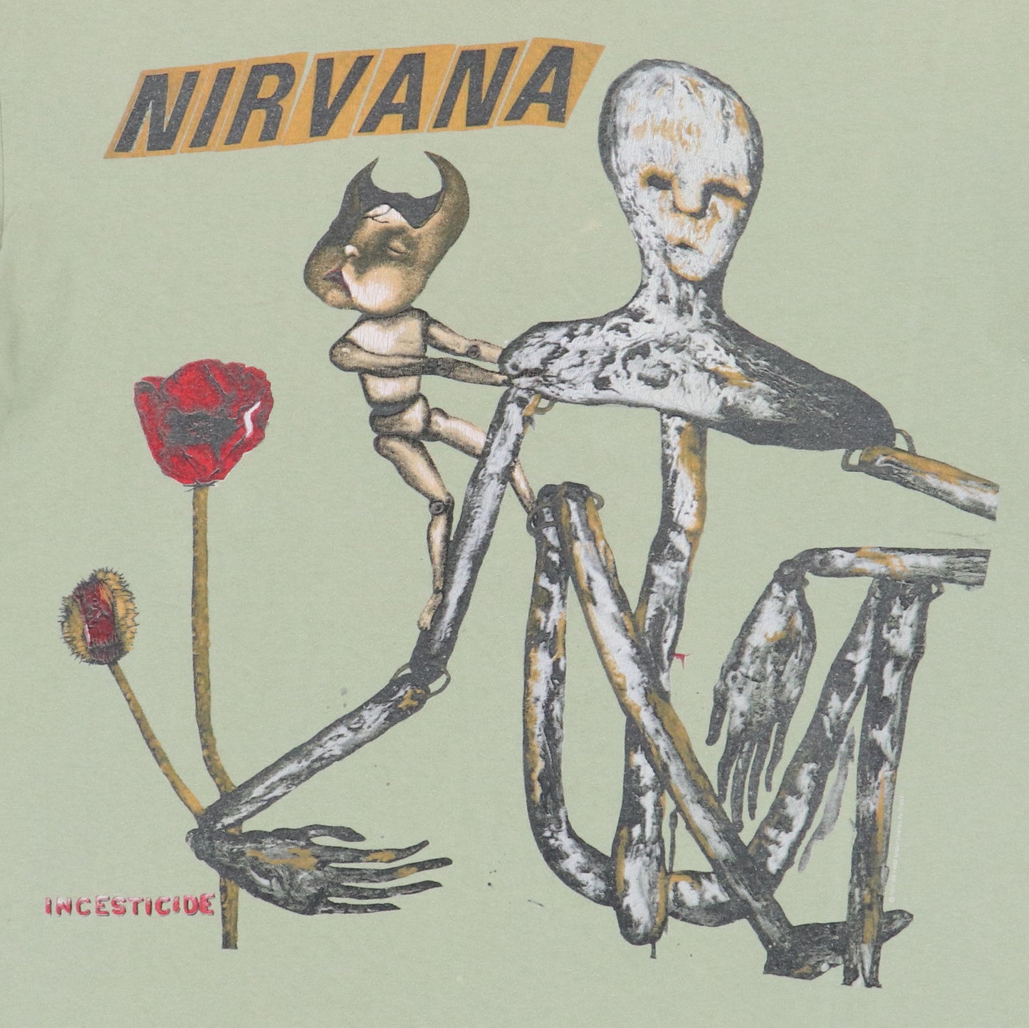 1993 Nirvana Incesticide Shirt