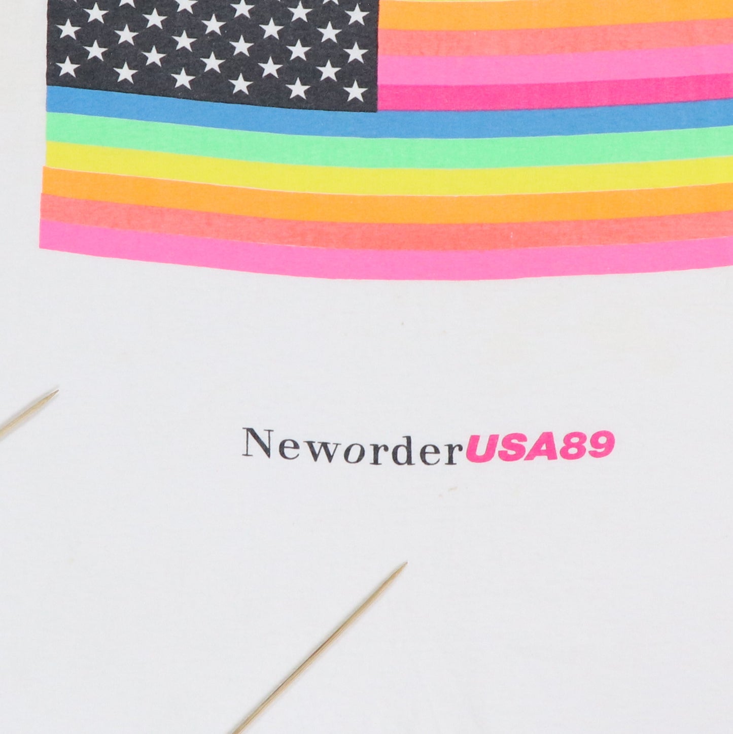 1989 New Order Technique Tour Shirt