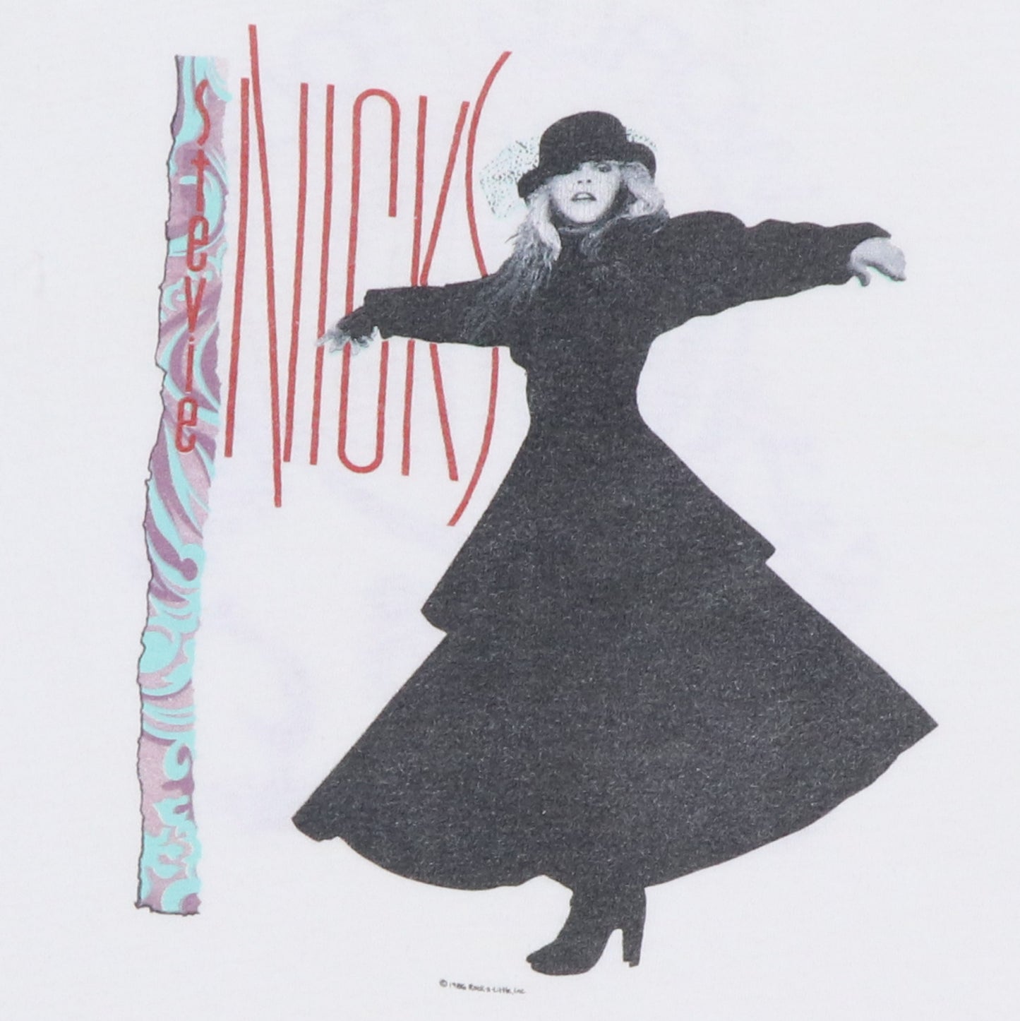 1986 Stevie Nicks Rock A Little Tour Shirt