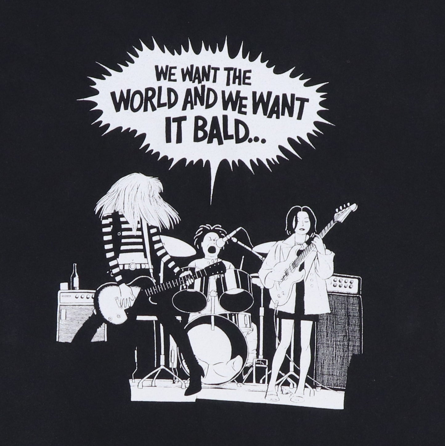 1994 Love & Rockets Want It Bald Shirt