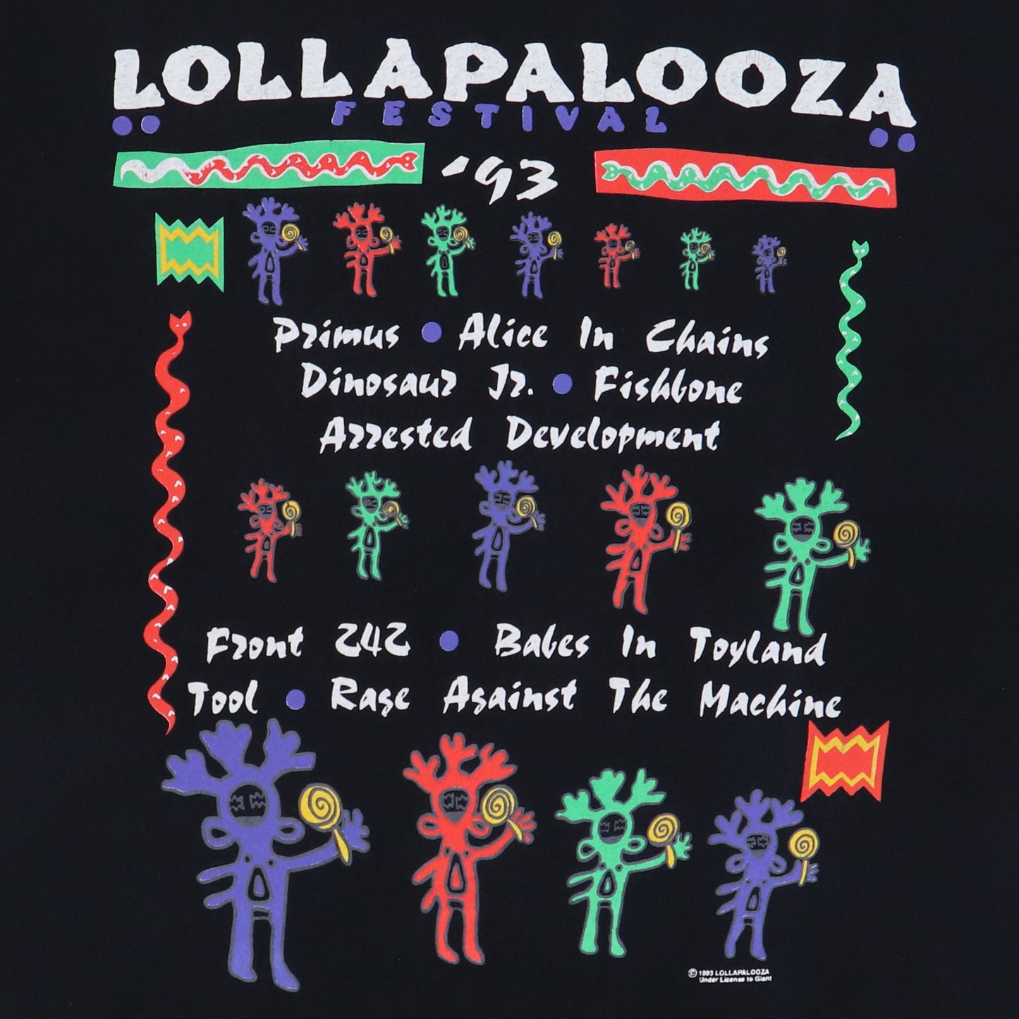 1993 Lollapalooza Concert Shirt